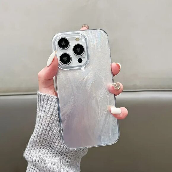 Apple iPhone 16 Pro / Max Minimalist Holographic Full Protection phone case - Picture 2 of 4